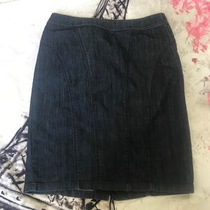 Ann Taylor Denim Pencil Skirt